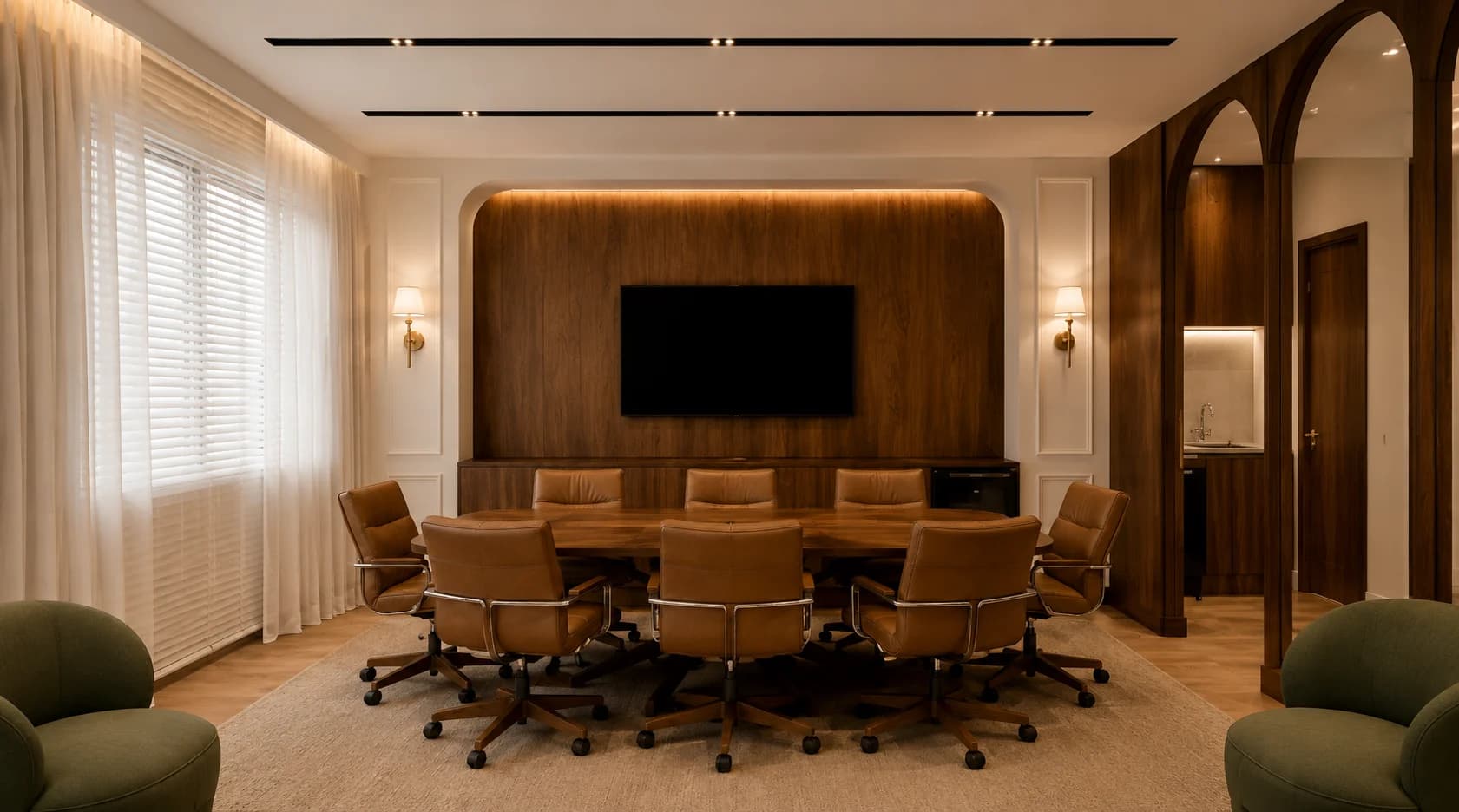 Sala de reunião do escritório